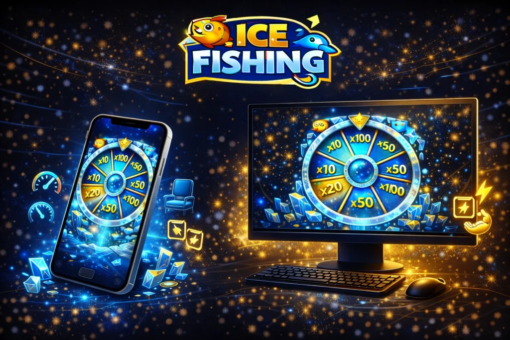 ice fishing app vs pc